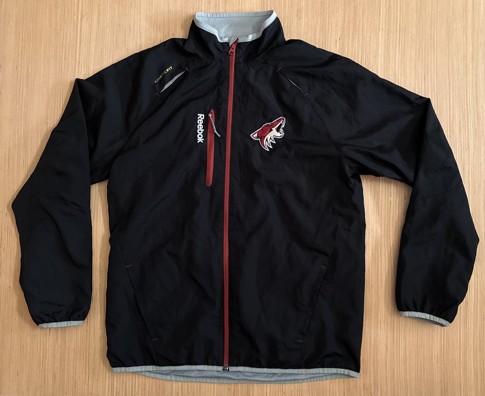 Reebok Men's Sz S Center Ice collection NHL Arizona Coyotes Windbreaker Jacket